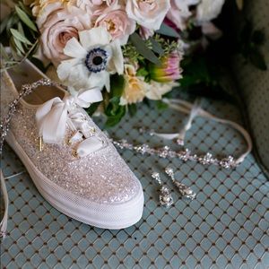 Kate spade glitter sneakers